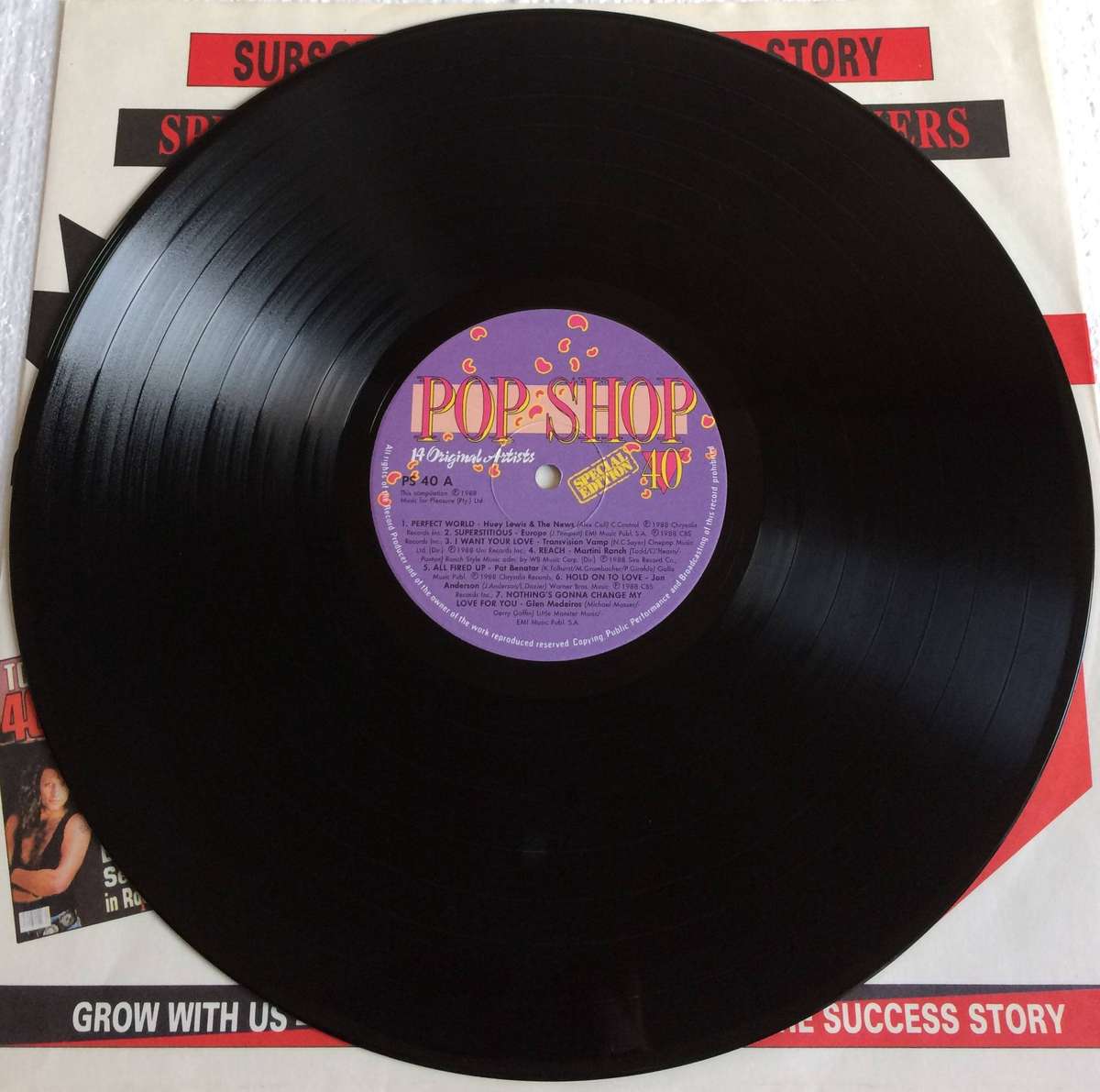 Pop Shop 40 (Vinyl LP) (Cover VG, LP VG+)