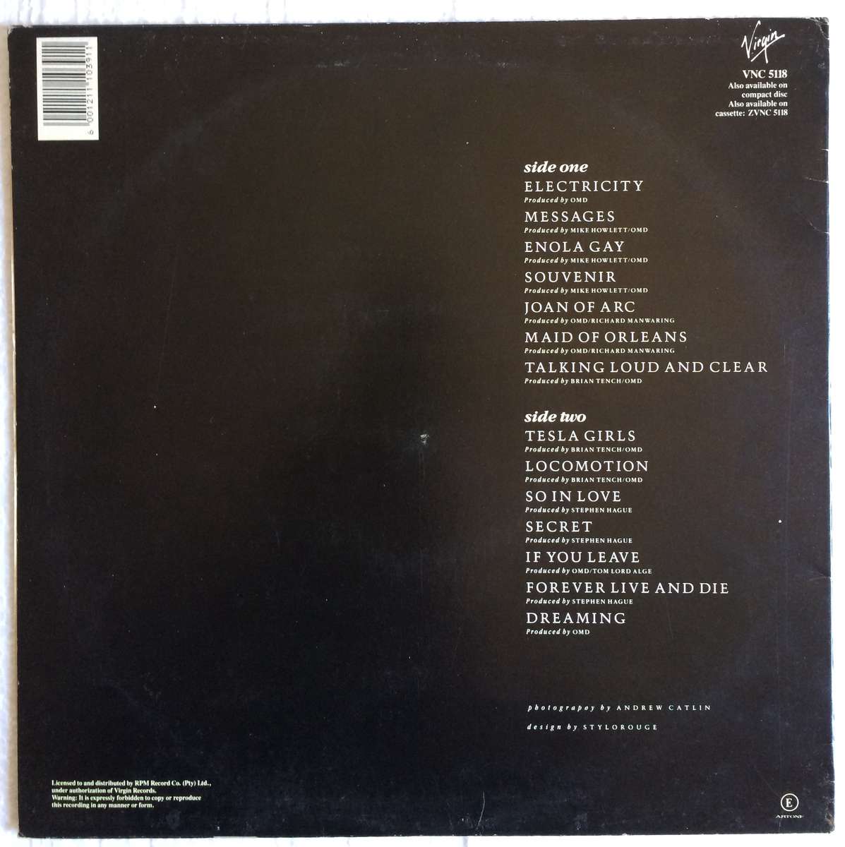 Orchestral Manoeuvres In The Dark - The Best Of OMD (Vinyl LP) (Cover VG, LP VG+)