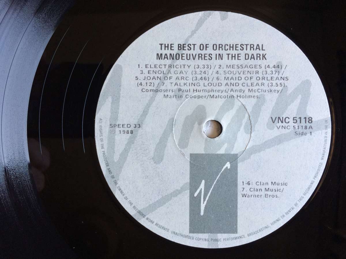 Orchestral Manoeuvres In The Dark - The Best Of OMD (Vinyl LP) (Cover VG, LP VG+)