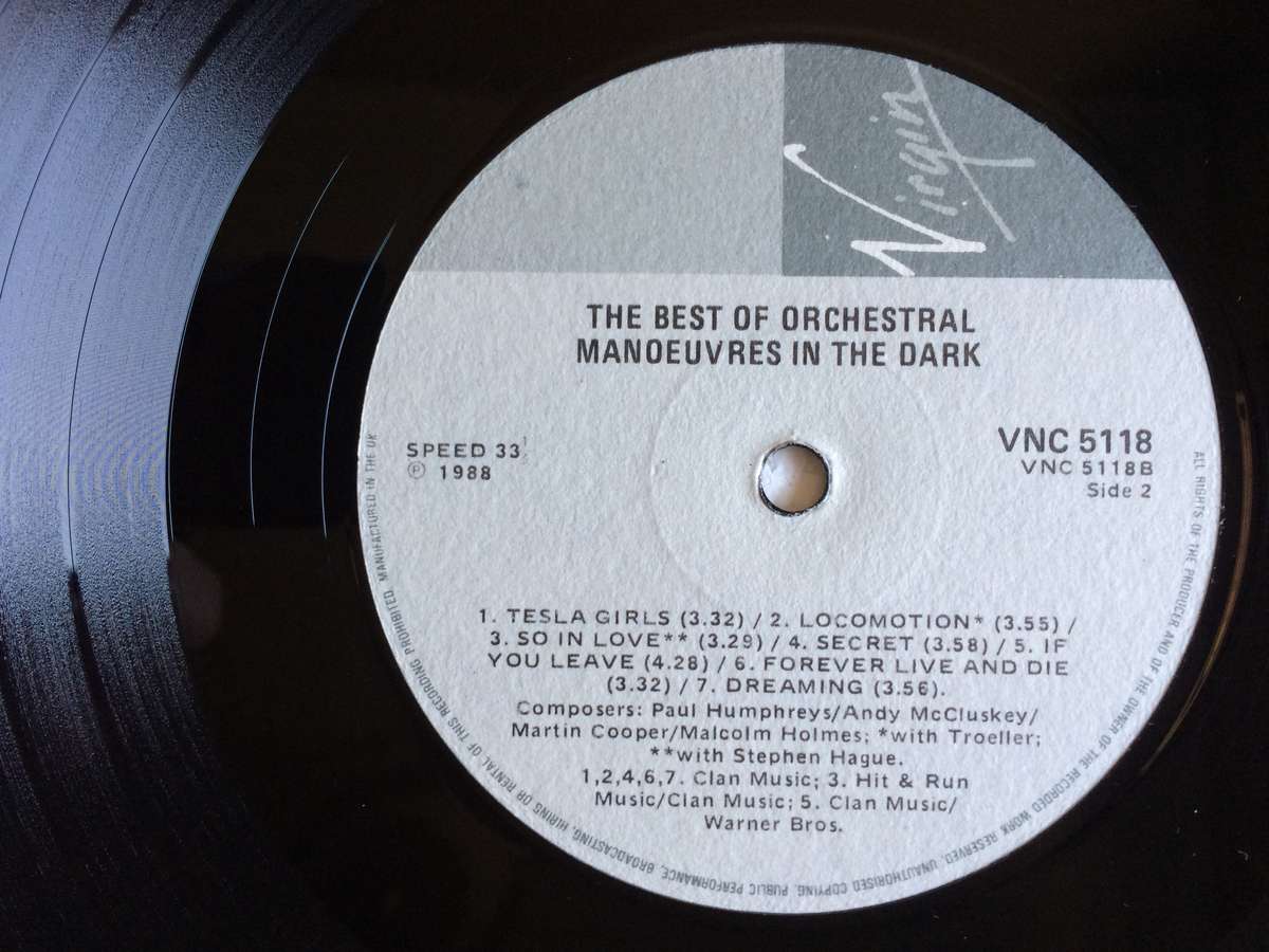 Orchestral Manoeuvres In The Dark - The Best Of OMD (Vinyl LP) (Cover VG, LP VG+)