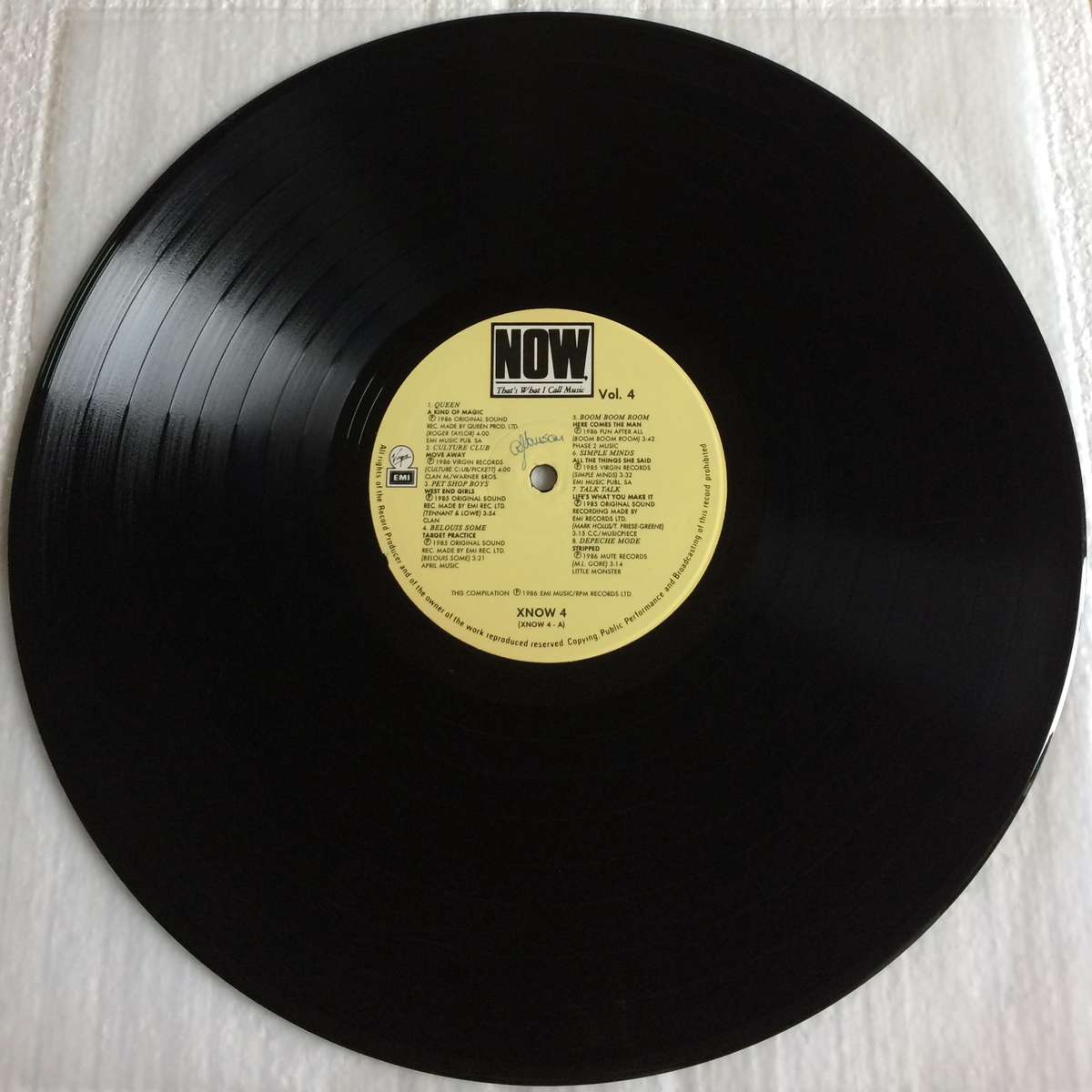 NOW That`s What I Call Music 4 (Vinyl LP) (Cover VG+, LP Strong VG)