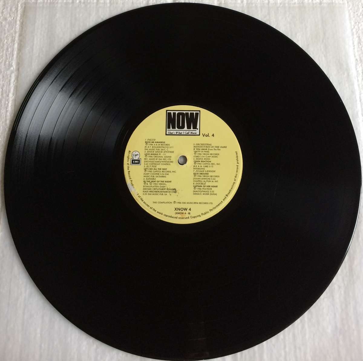 NOW That`s What I Call Music 4 (Vinyl LP) (Cover VG+, LP Strong VG)