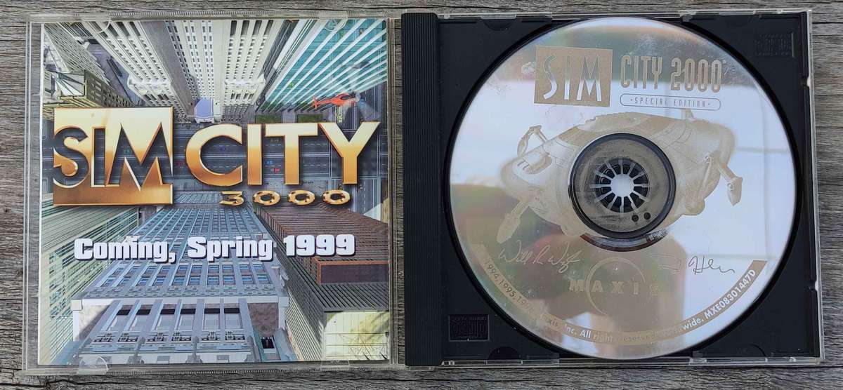 SimCity 2000 original pc game collectable