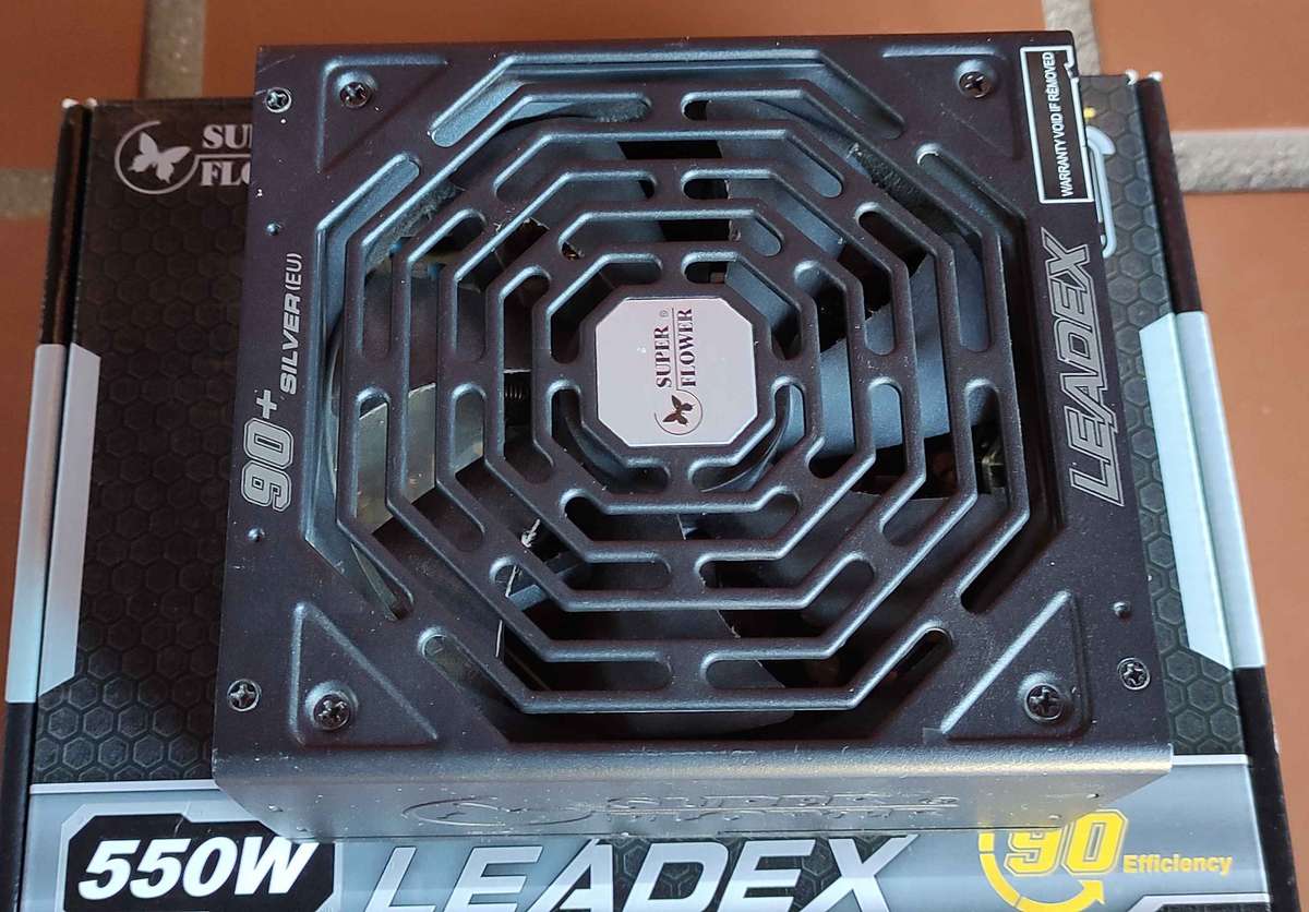 Super Flower Leadex 550W 80 Plus Silver Certified Fully Modular Desktop Power Supply