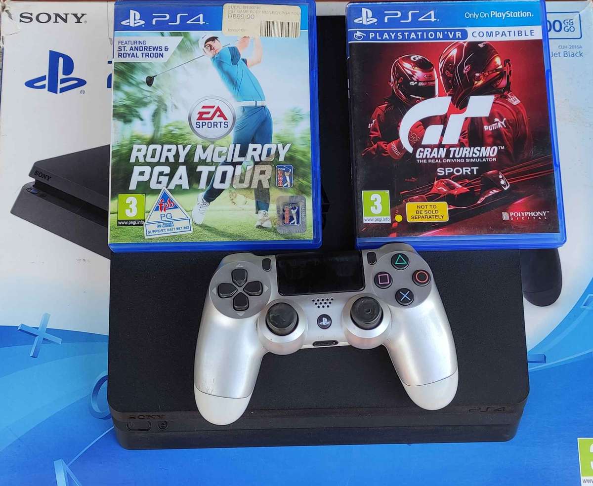 Playstation 4 Slim 500GB + 2 Games