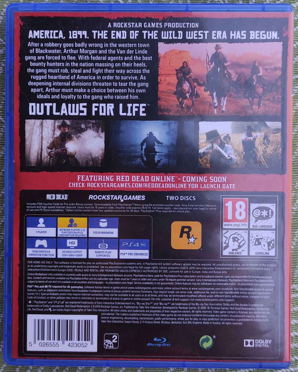 Red Dead Redemption 2 PS4