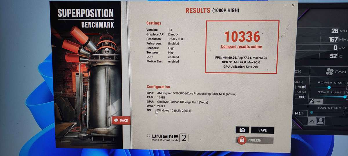 Gigabyte RX VEGA 64 GAMING OC 8GB