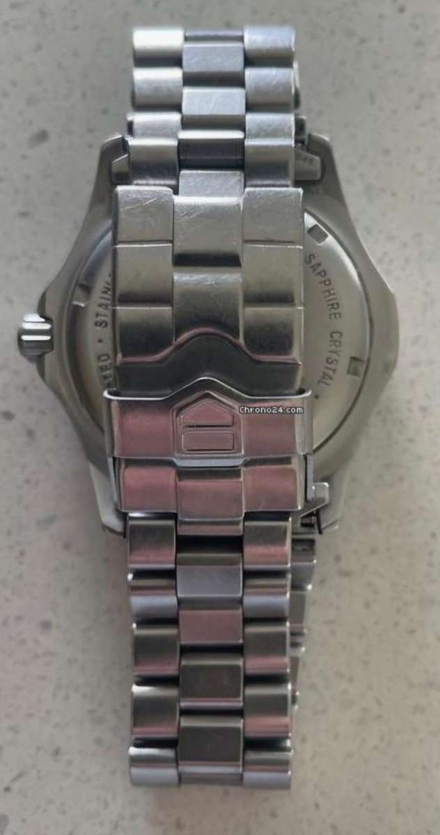 Tag Heuer Mens 2000 Classic Quartz Black Dial WK1110