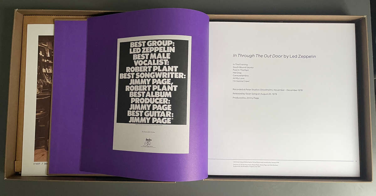 Led Zeppelin - In Through the Out Door Super Deluxe Box Set