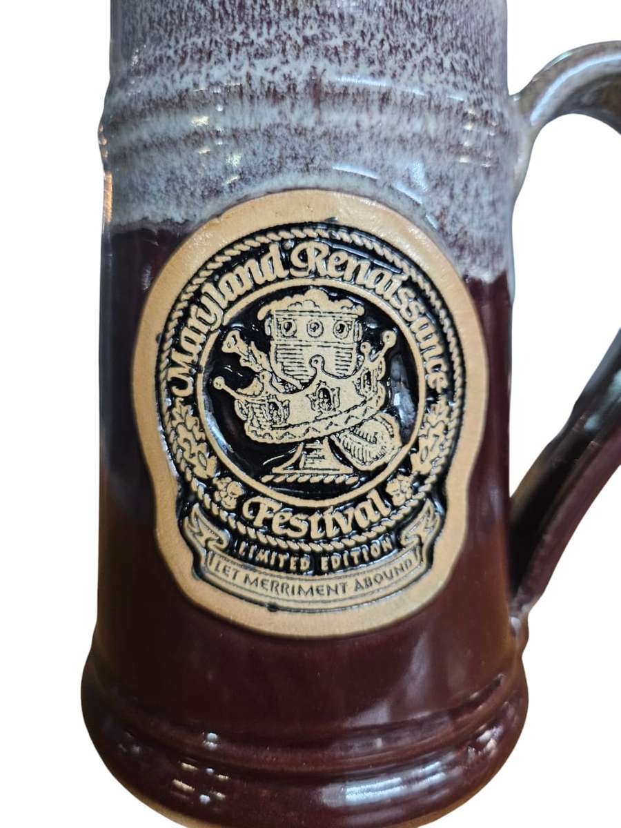 Maryland Renaissance Festival Grey beer mug