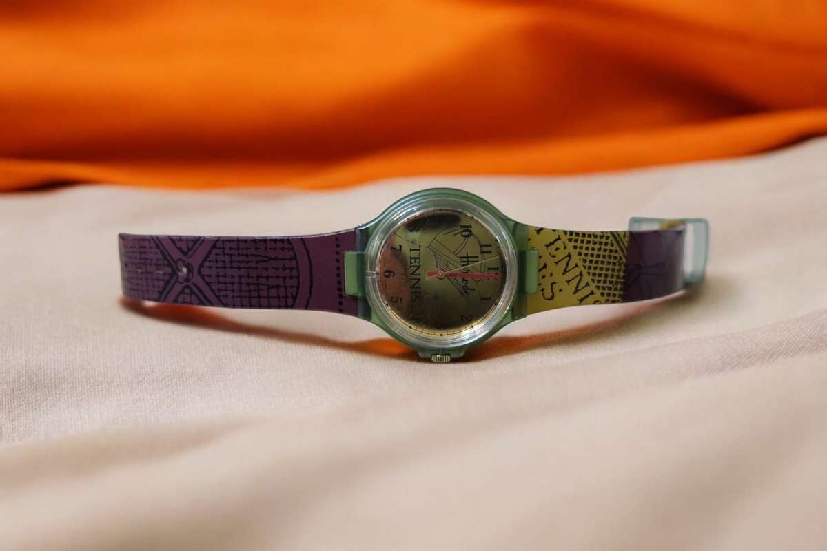 Collectable Swatch Harrods tennis watch