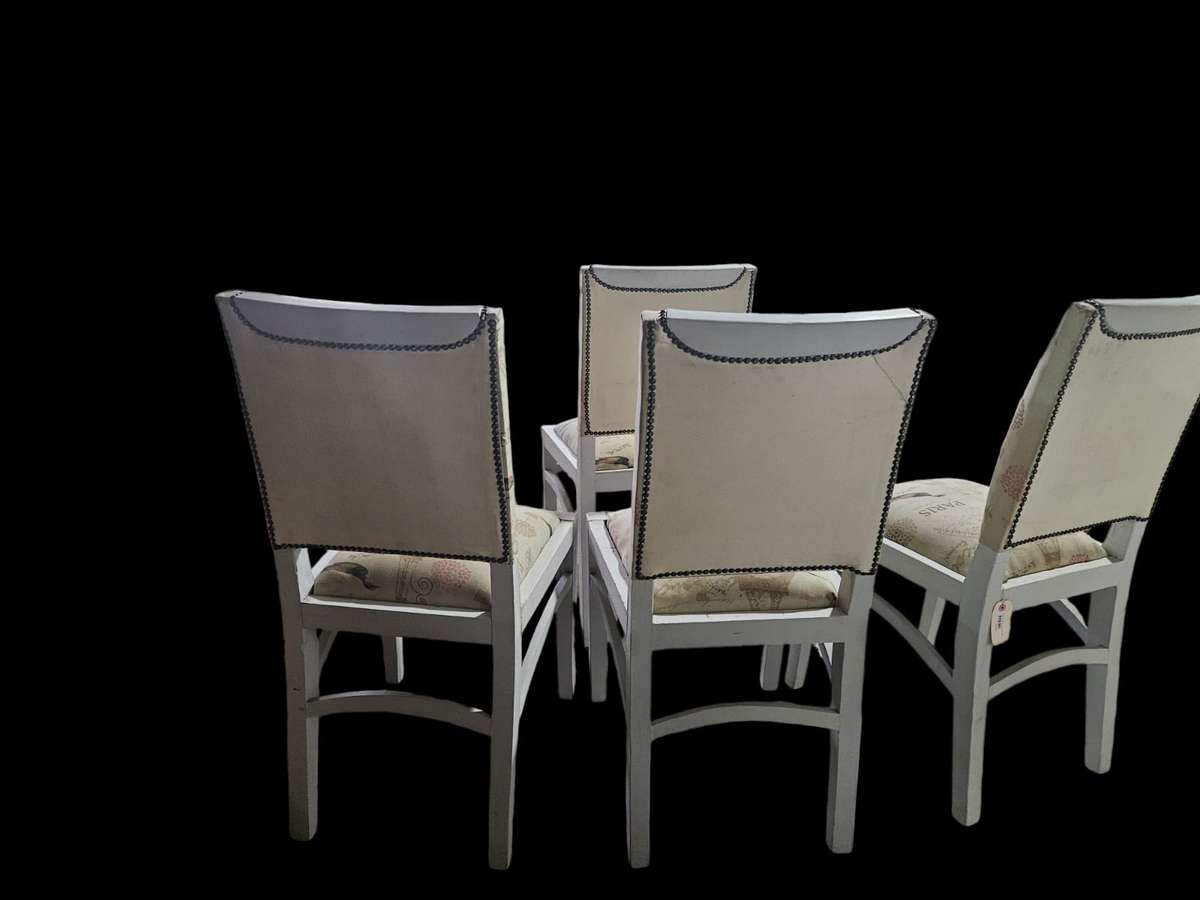 Set of 4 Shabby Chic Dining Room Chairs