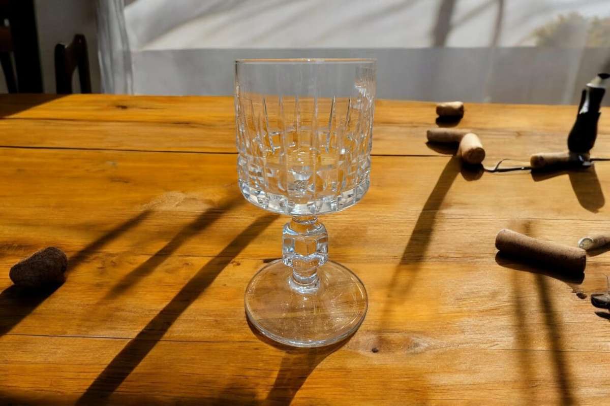 67 PC Retro Mid-Century Crystal Glass Set