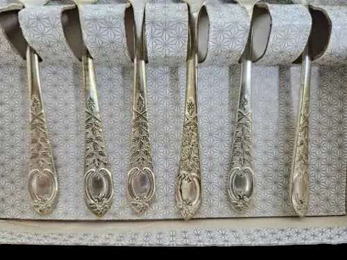 Set of Vintage Silver Plated Tea Spoons
