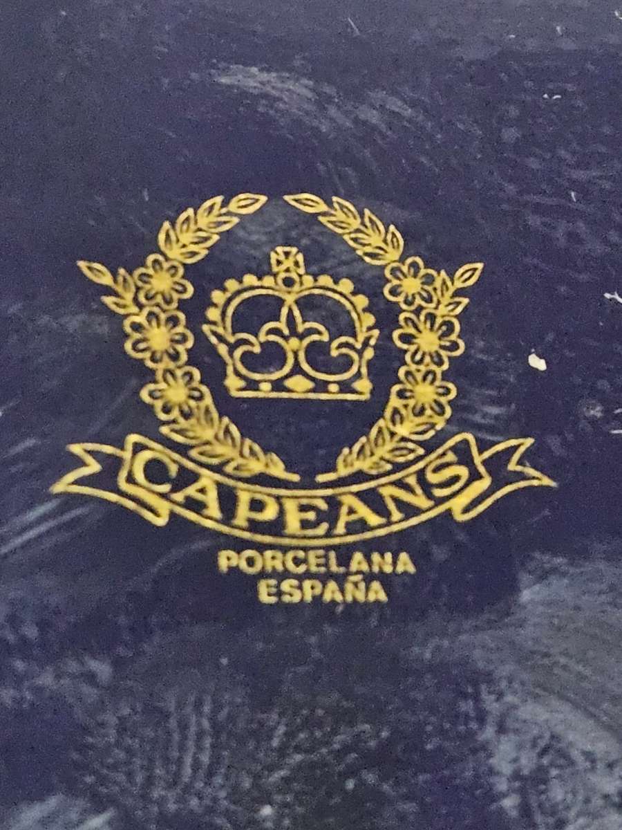 Capmeans Espania Cobalt Blue & Gold Platter