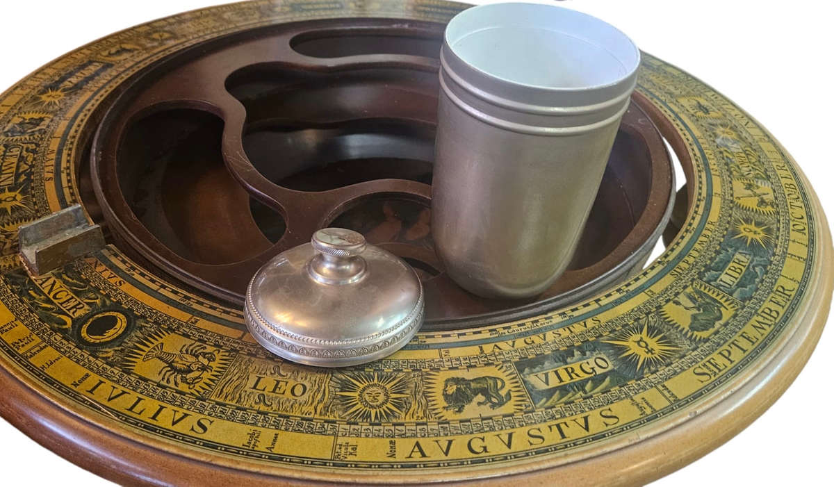 Timeless elegance of the 1960's Italian World Map Globe Bar Drinks Trolley