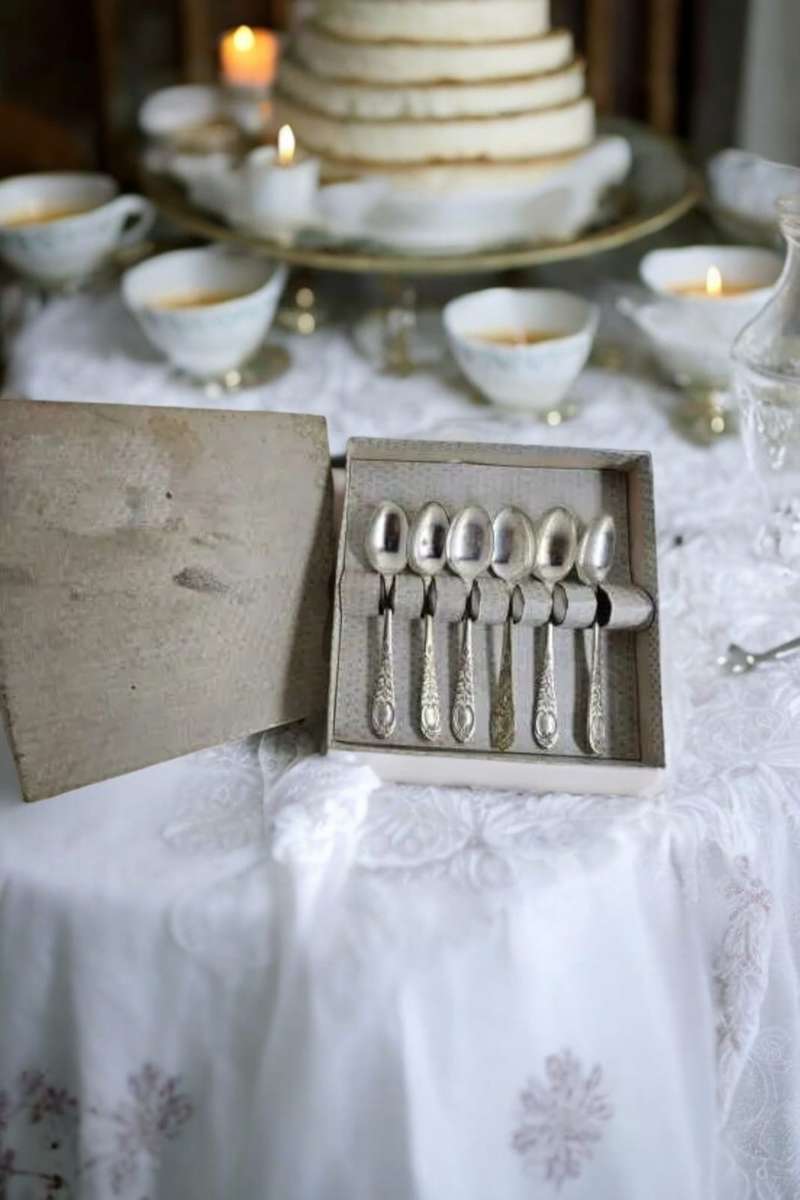 Set of Vintage Silver Plated Tea Spoons