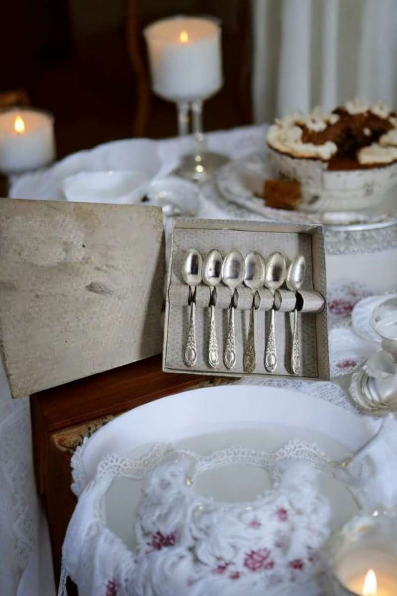 Set of Vintage Silver Plated Tea Spoons