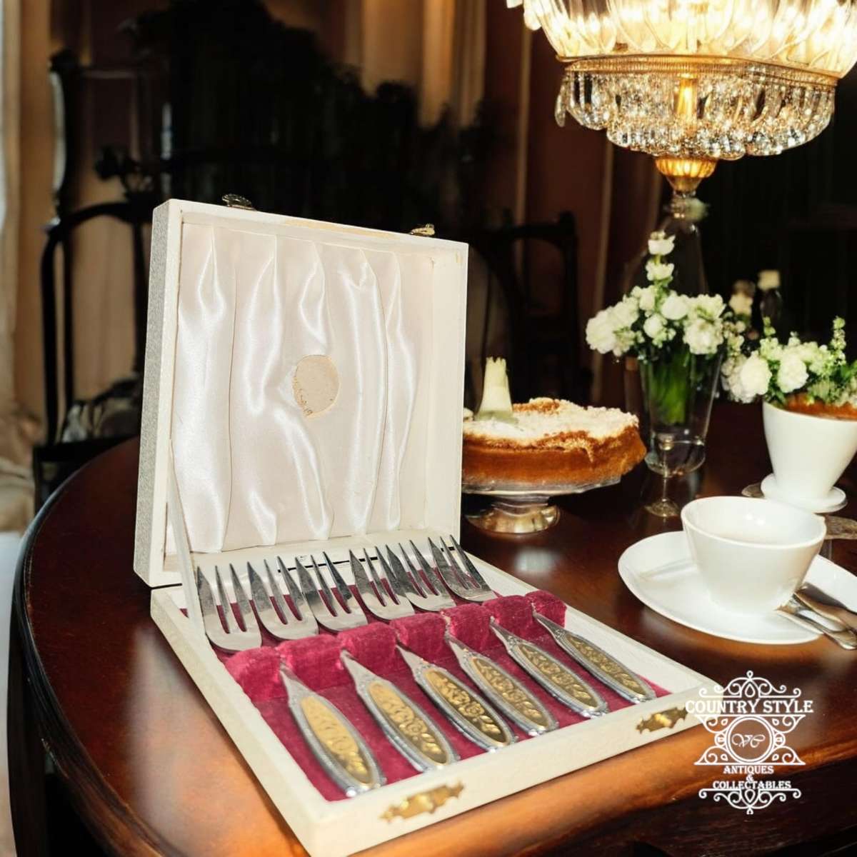 Set of Vintage Bon Appetit Elegance Cake Forks