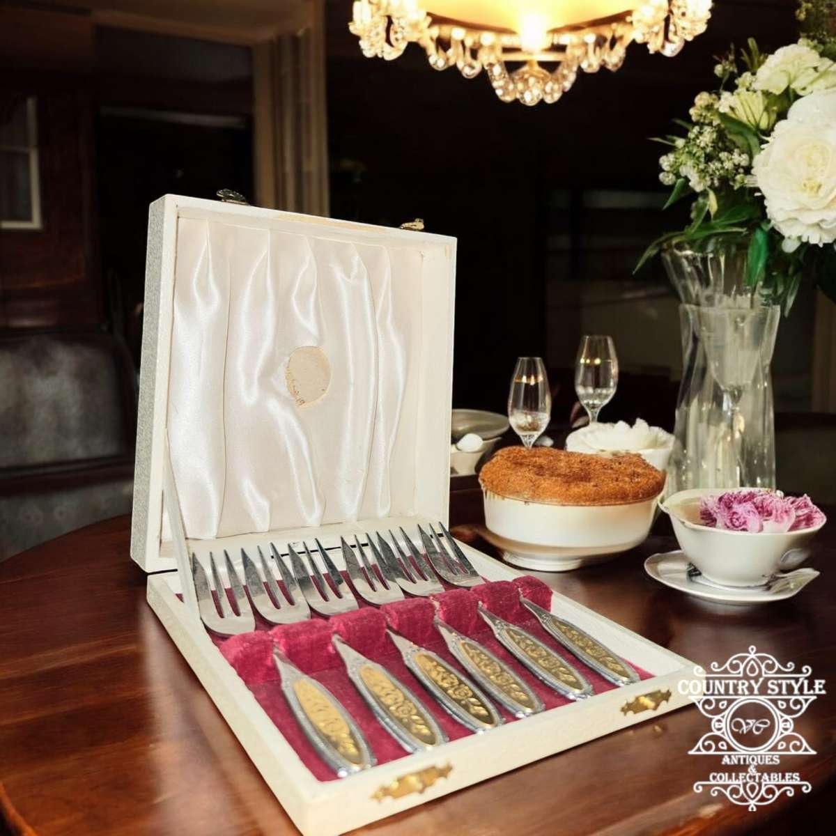 Set of Vintage Bon Appetit Elegance Cake Forks