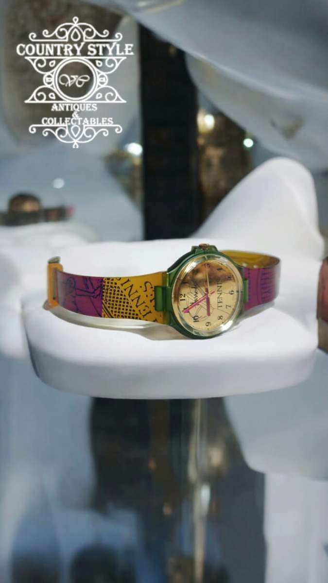 Collectable Swatch Harrods tennis watch
