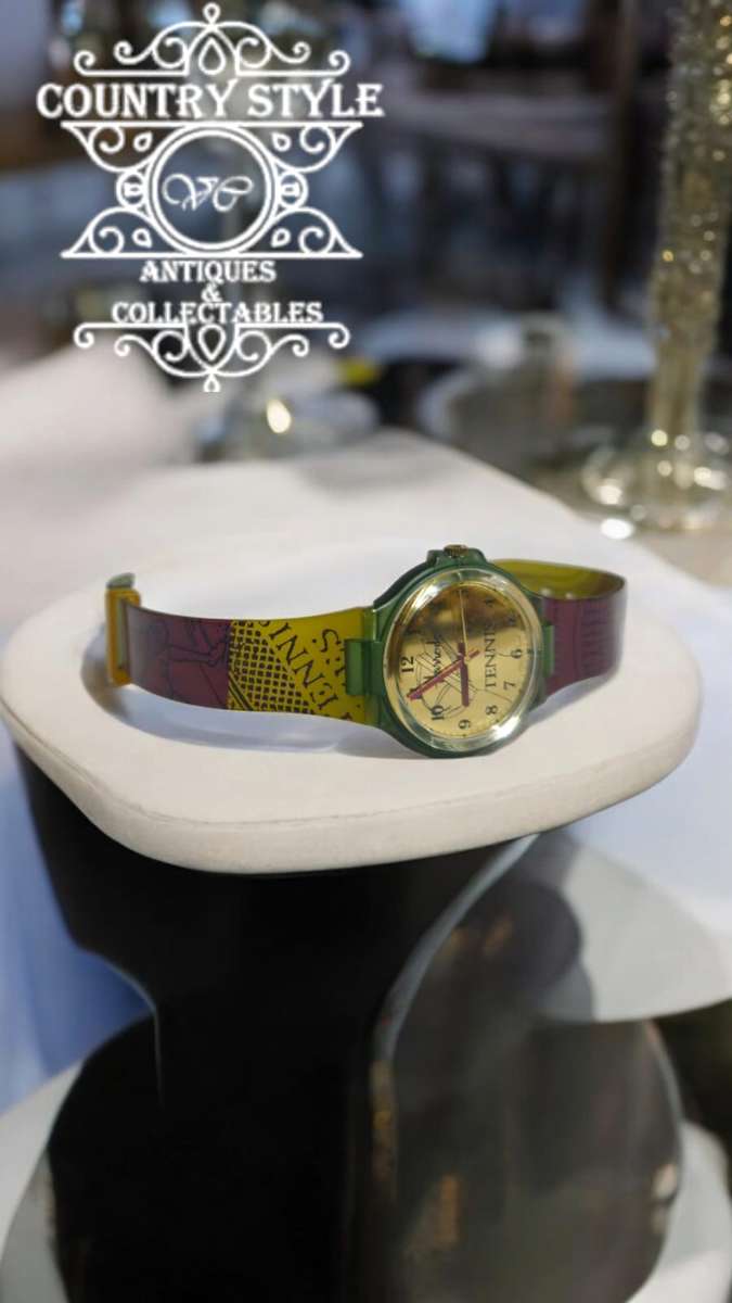Collectable Swatch Harrods tennis watch