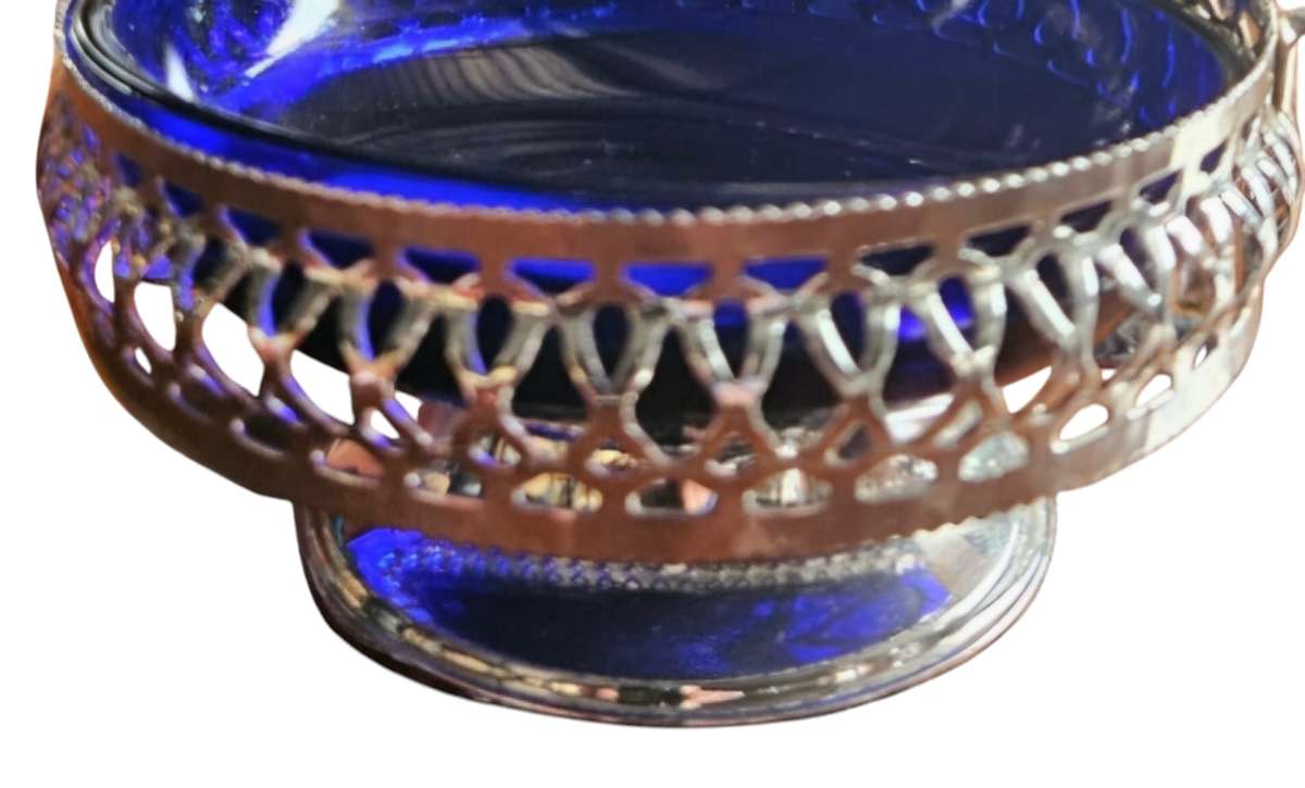 Silver Plated Jam Pot