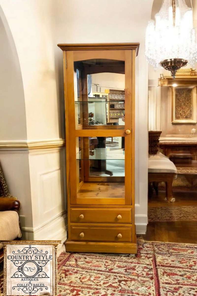 Johnson Bros Glass Display Cabinet