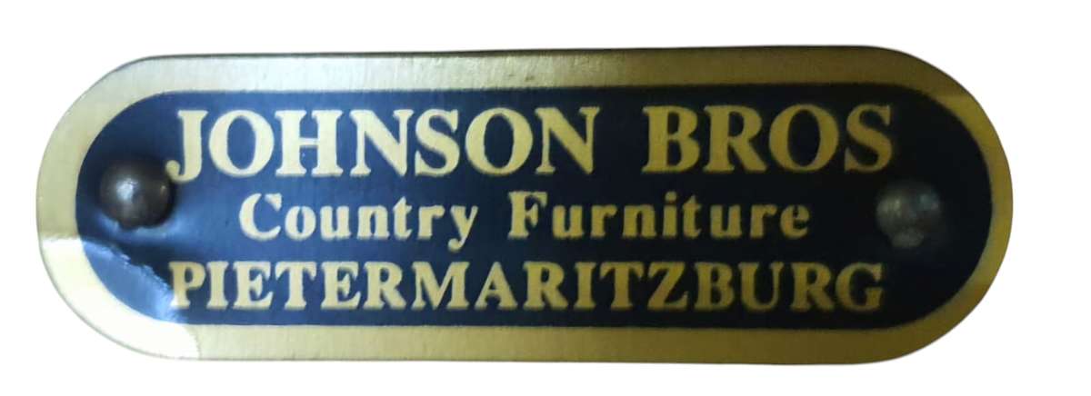 Johnson Bros Glass Display Cabinet