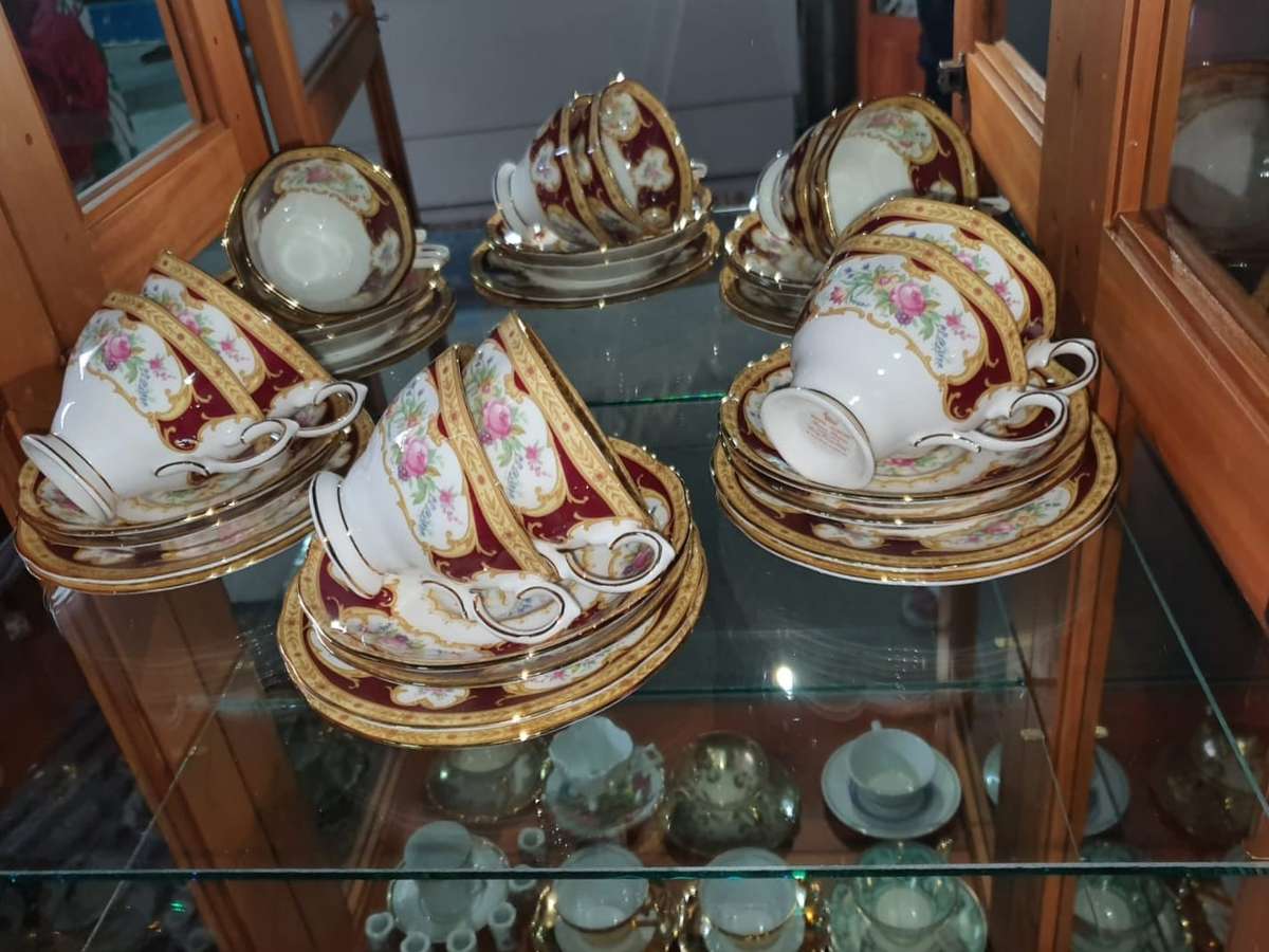 Johnson Bros Glass Display Cabinet