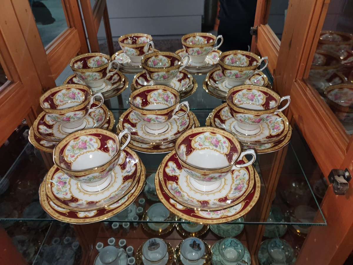 Johnson Bros Glass Display Cabinet