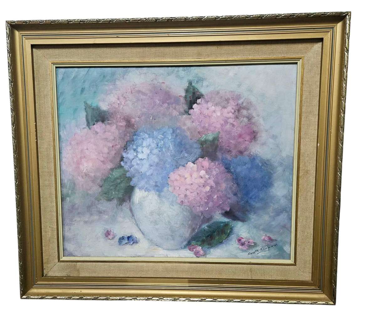 Framed Oil Painting Floral Still Life