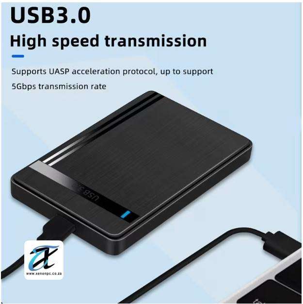 2.5-Inch USB 3.0 SATA HDD/SSD External Enclosure Case  High-Speed External Hard Drive Enclosure