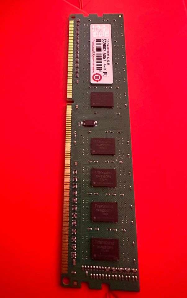 Transcend 2GB DDR3 1333MHz Desktop Memory Module (TS256MLK64V3N