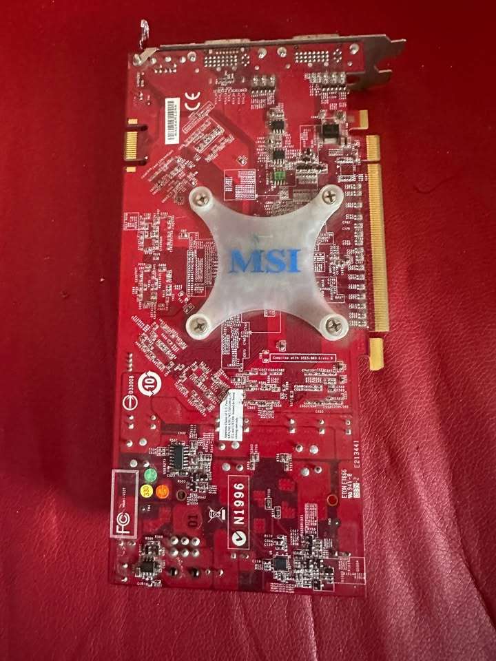 The MSI N9600GT-T2D512-OC Graphics Card