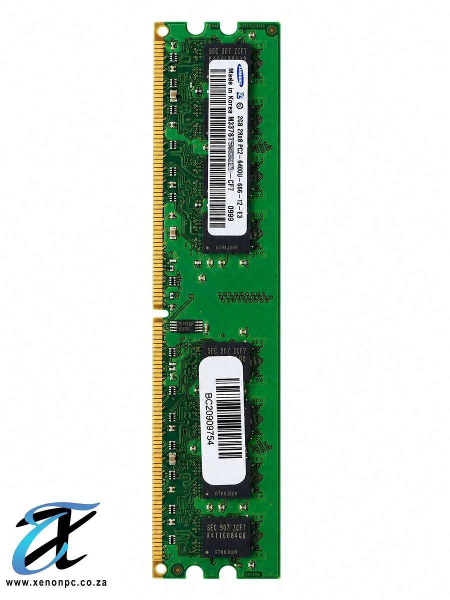 Samsung 2GB DDR2 800MHz PC2-6400 Desktop RAM Memory Module  M378T5663EH3-CF7