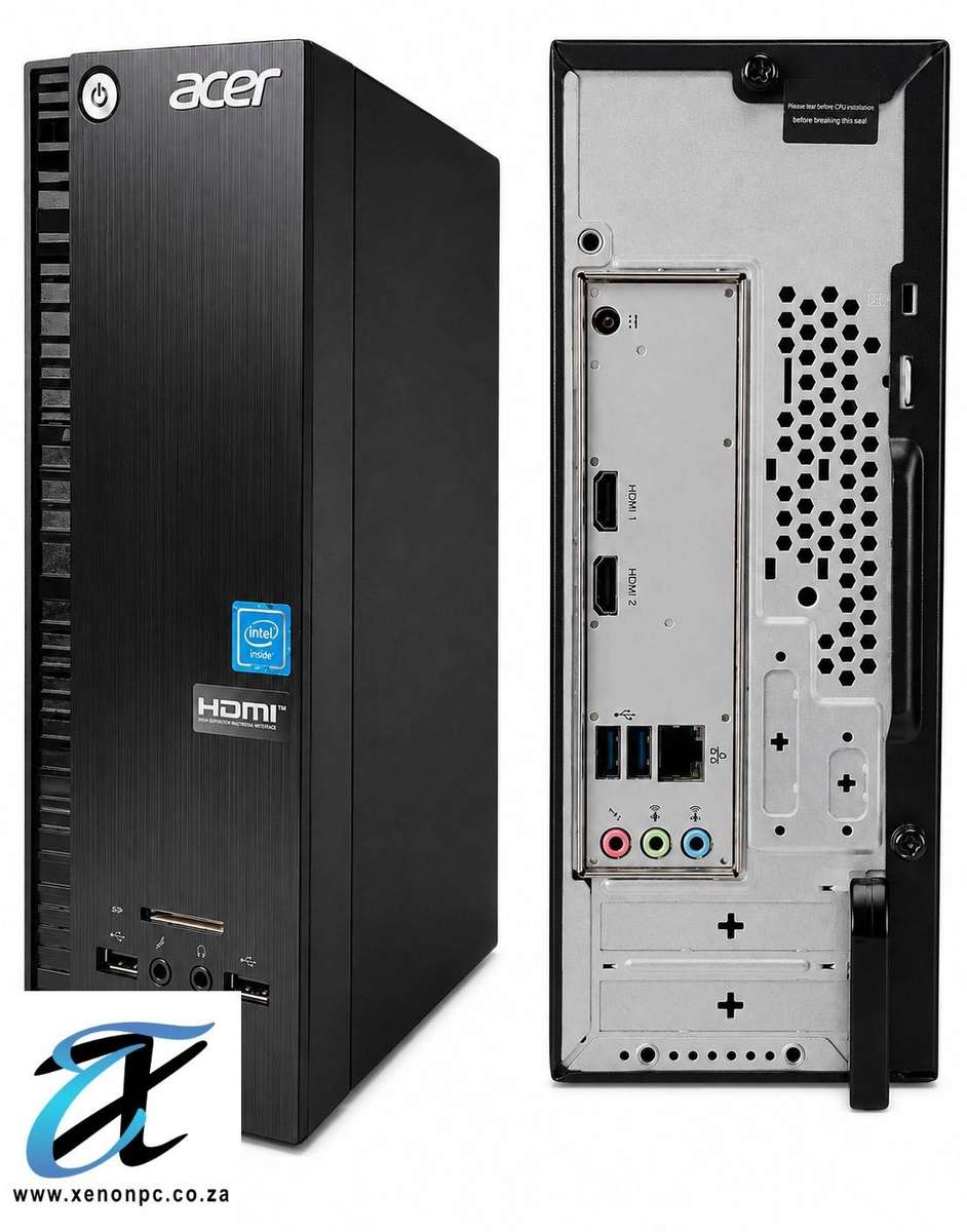 Acer Aspire XC-704 Small Tower PC | 4GB RAM | 500GB HDD | Windows 11 Pro | DVD-RW