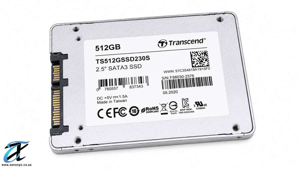Transcend SSD230S 512GB 2.5 SATA III SSD | TS512GSSD230S | 560MB/s