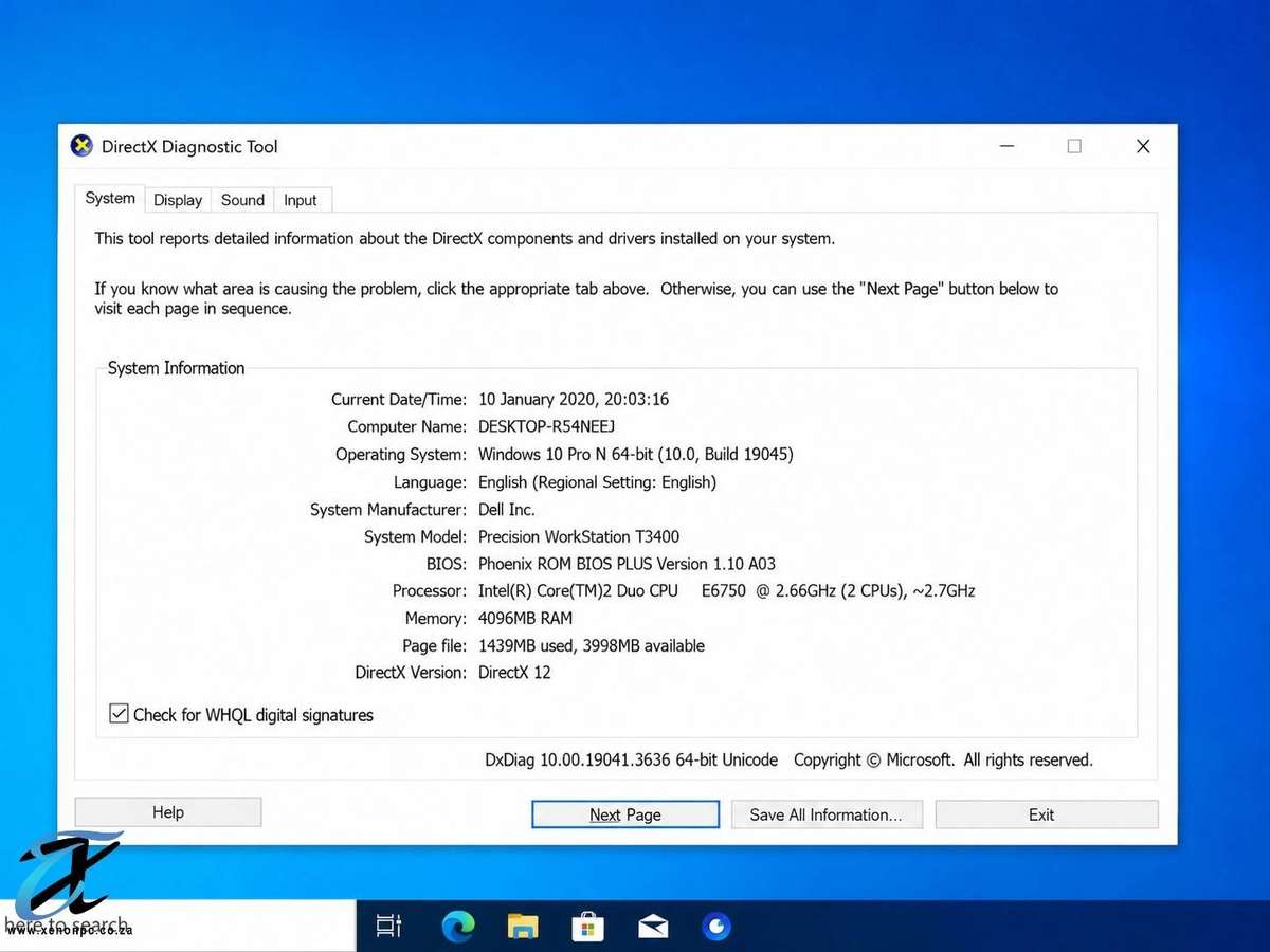 Dell Precision T3400 Workstation Core 2 Duo E6750 2.66GHz 4GB RAM 1TB HDD Quadro FX 1700 Windows 10