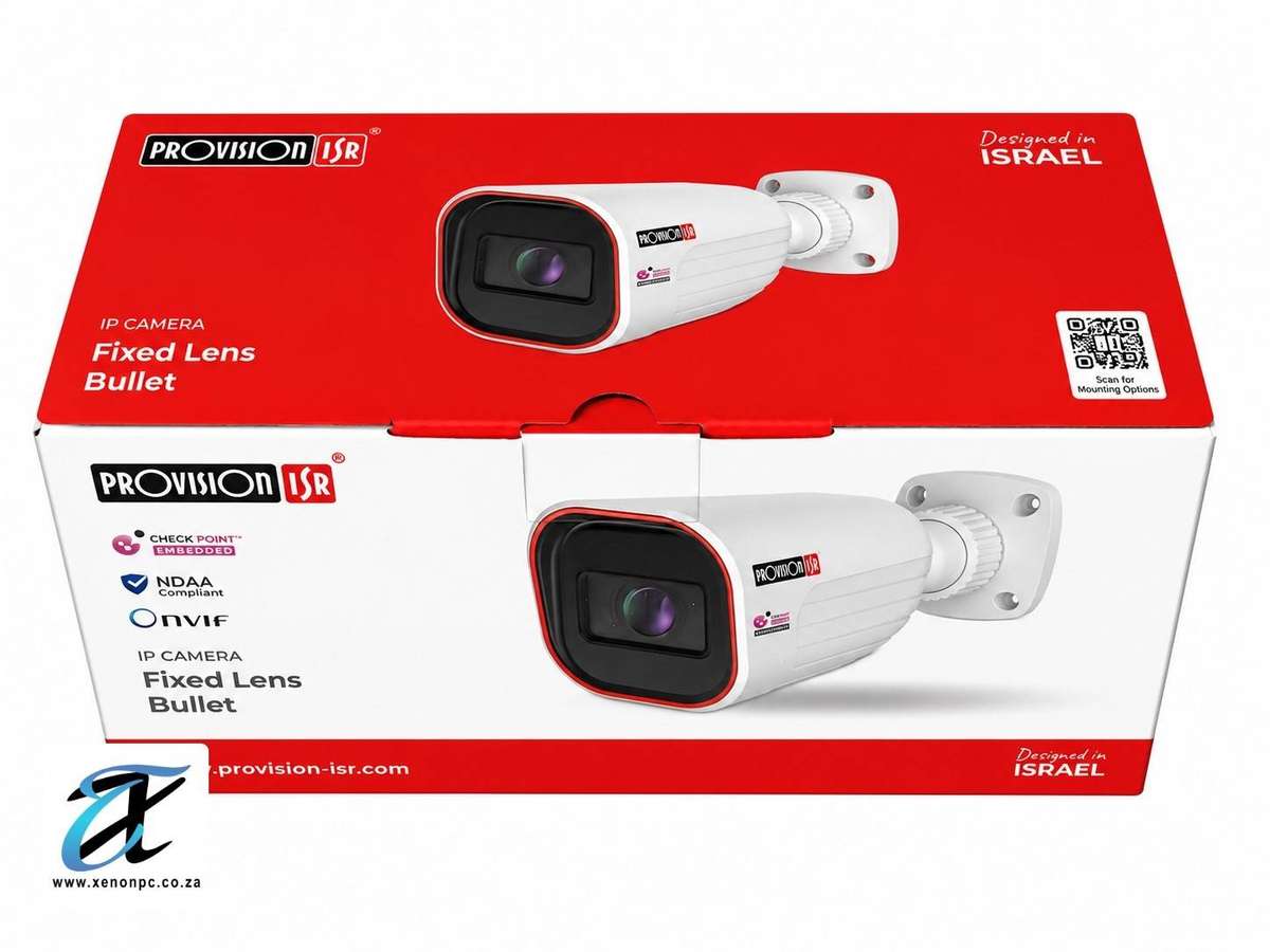Provision-ISR I4-320IPEN-36-V4 5MP Fixed Lens Bullet IP Security Camera | 3.6mm | PoE | IP67 | ONVIF