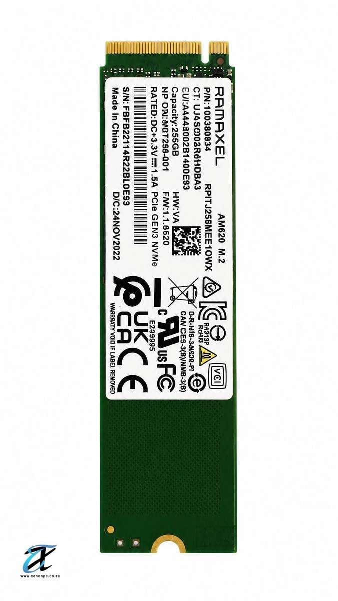 Ramaxel 256GB M.2 NVMe PCIe Gen3 SSD | AM620 | Internal Solid State Drive