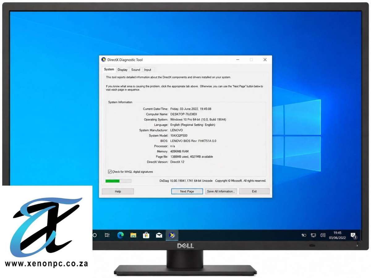 Lenovo ThinkCentre M700 Desktop PC | Intel Core i3-4150T 3.00GHz | 4GB RAM | 320GB HDD