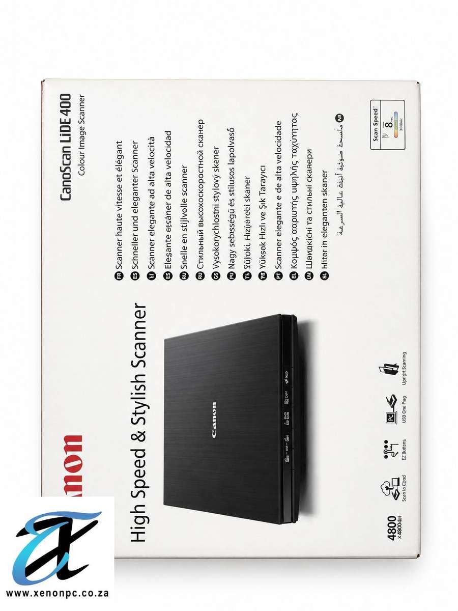 Canon CanoScan LiDE 400 Scanner  4800 DPI High-Speed USB Flatbed Scanner
