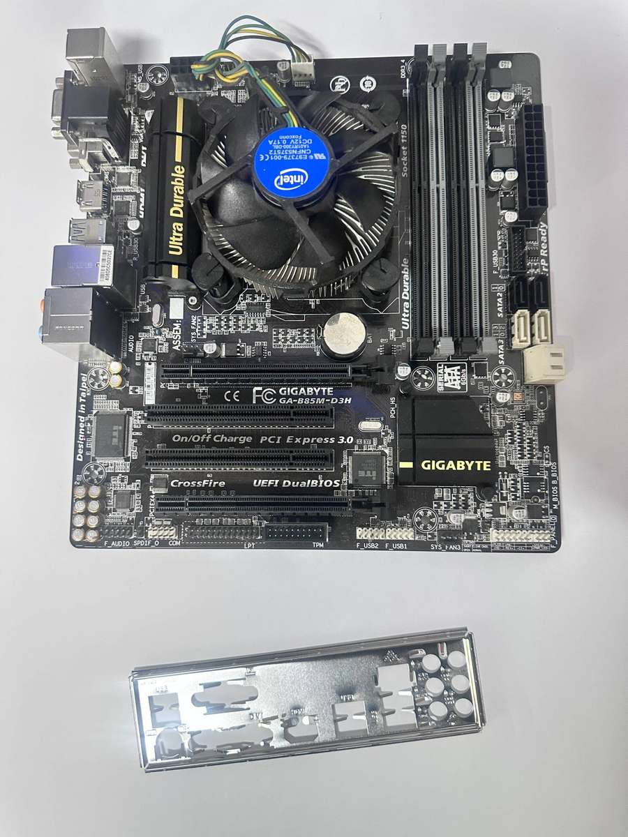 Gigabyte LGA 1150 Intel B85 HDMI SATA 6Gbps USB 3.0 Micro ATX DDR3 1600 Intel motherboard + core i3