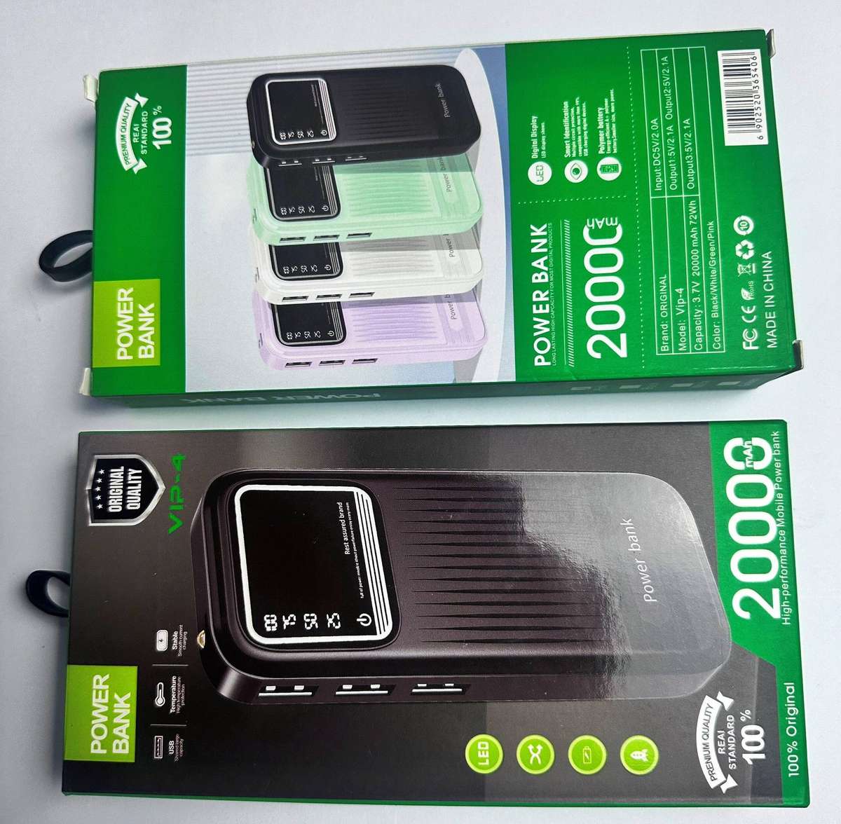 VIP-4 High performer 20000mAh  power Bank 100% Guarnteed. Compatible with most of the 99% devices