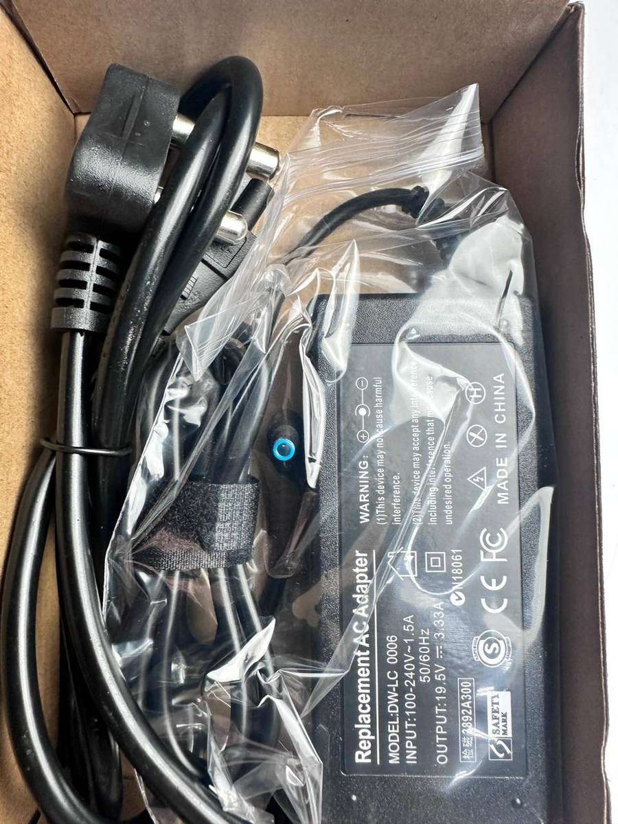 Replacement HP Blue Pin 19.5V 3.33A Pin Laptop AC Adapter Charger