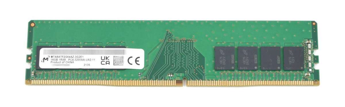 Micron MTA9ASF2G72AZ-3G2F1ZL 16GB DDR4 3200MHz ECC UDIMM OEM Desktop Memory