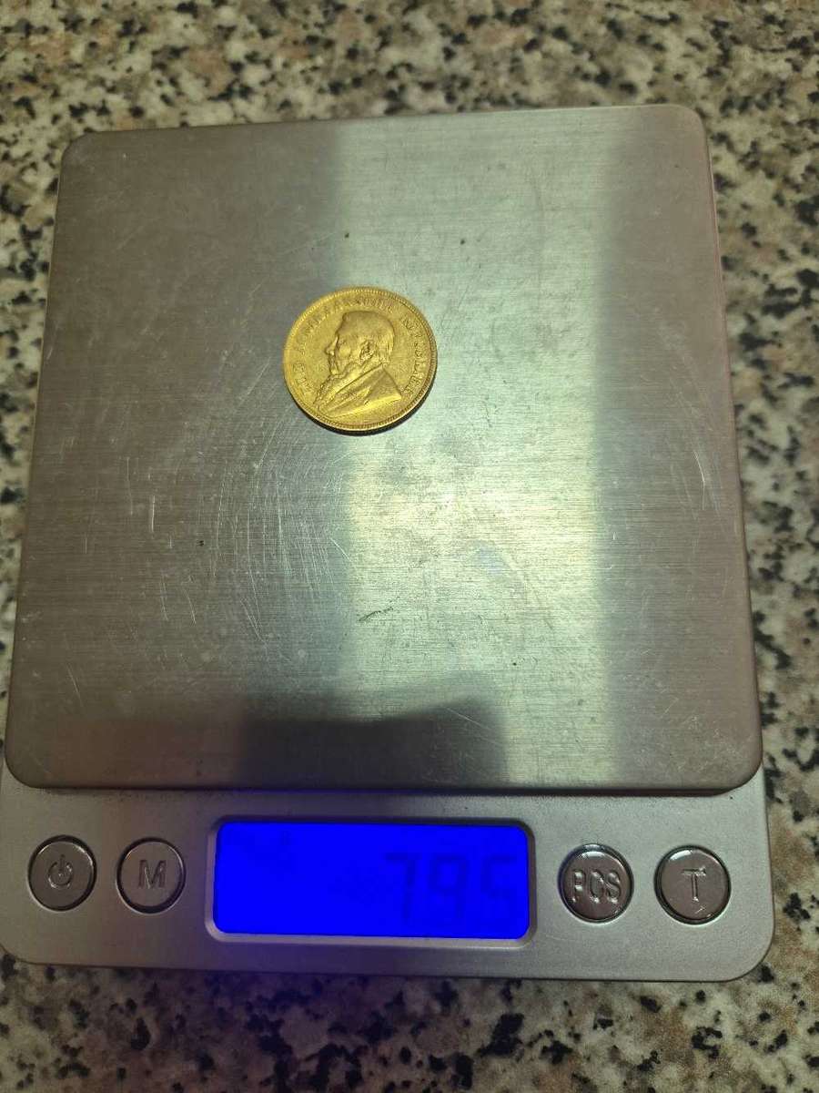 1898 Paul Kruger 1 pond gold coin