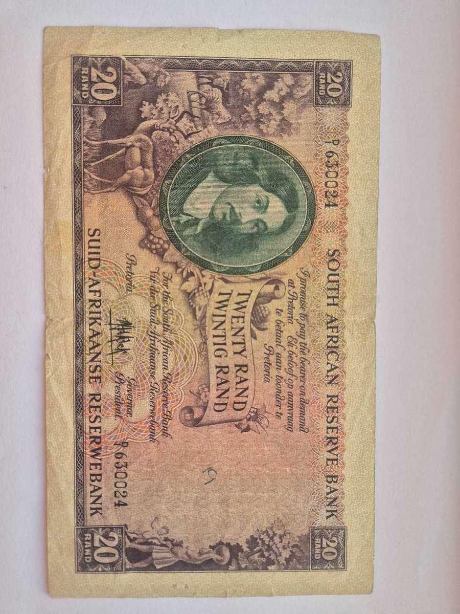 MH de Kock Twintig Rand note