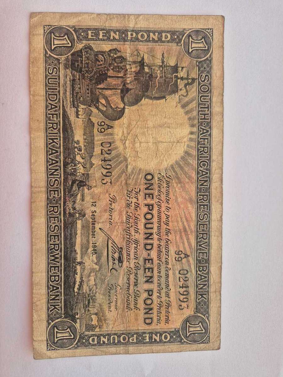 Postmus one pound note